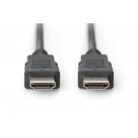 Digitus | HDMI High Speed with Ethernet | Male | 19 pin HDMI Type A | Male | 19 pin HDMI Type A | 3 m | Black - 2